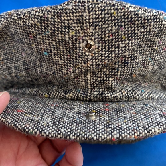 Paperboy Hat made by Totes SZ L black tweed - Picture 5 of 7